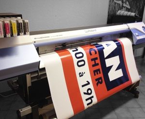 Impression sur bâches